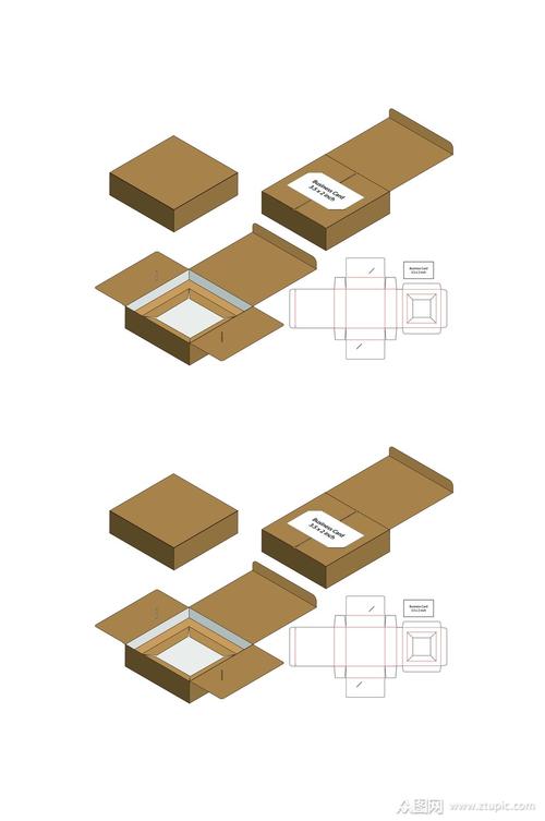 产品包装设计产品包装矢量量图纸素材